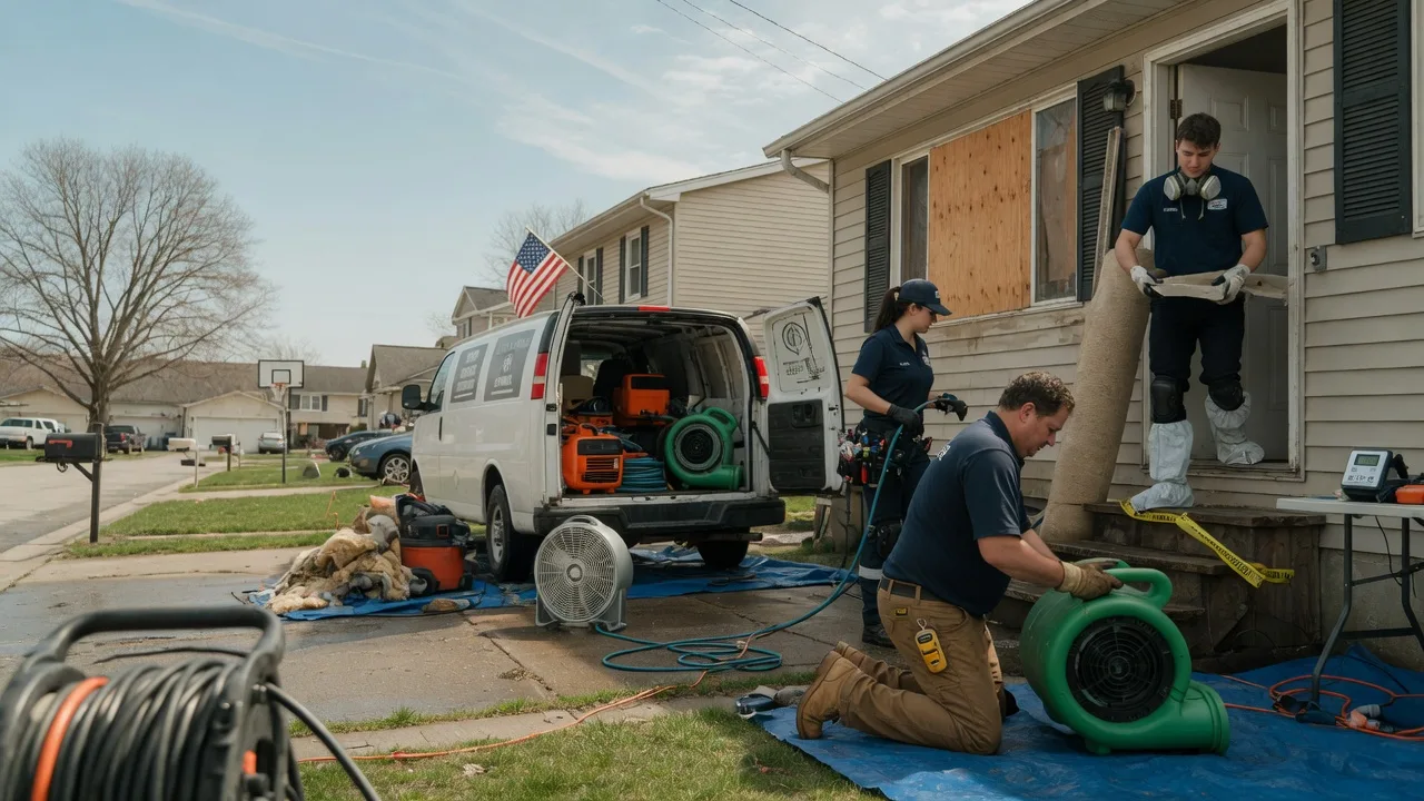 Water Damage Restoration in New London, MO near me